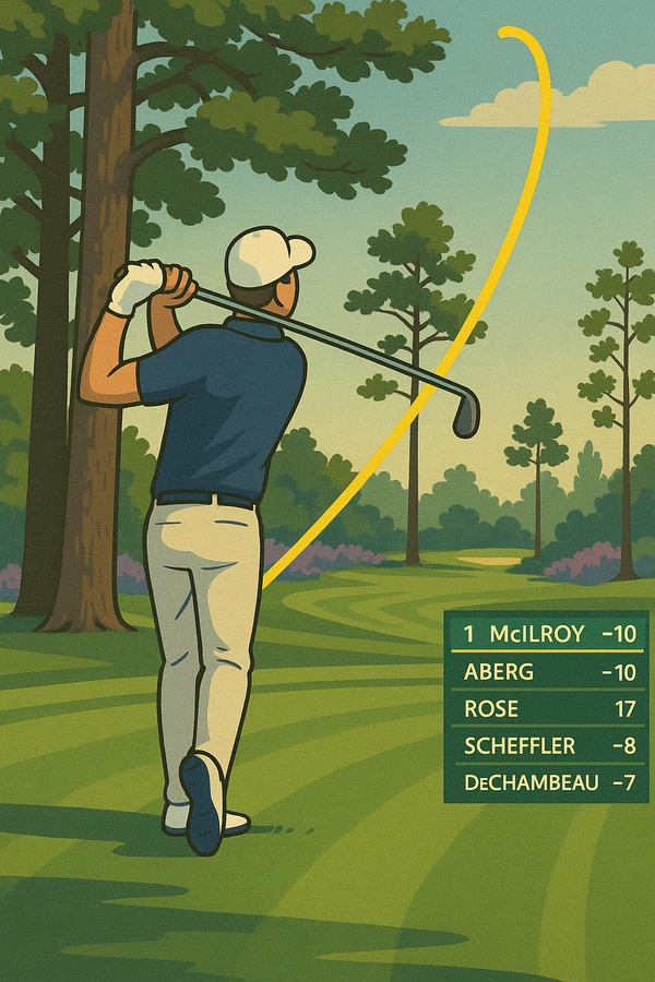 How to hit the super high draw, like Rory did on 15 and 17.